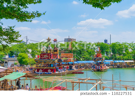 尾張對馬天王祭、晨祭(愛知縣對馬市) 尾張對馬天王祭、晨祭(愛知縣對馬市) 110227531