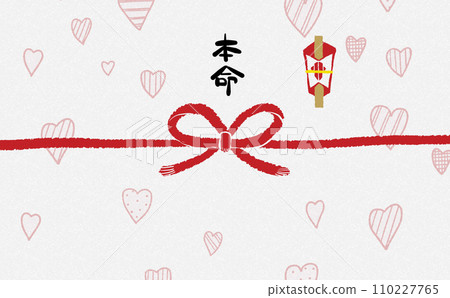 Hand-painted modern noshi paper [favorite] 110227765