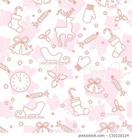 Pattern New year Merry Christmas Winter Holiday Pattern New year Merry Christmas Winter Holiday 110228124