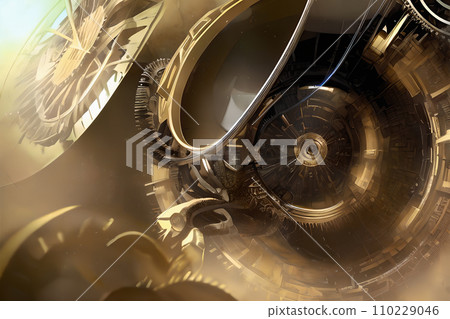 Giant machine background painting 5 110229046