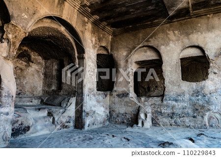ancient cave in Uplistsikhe, Georgia 110229843