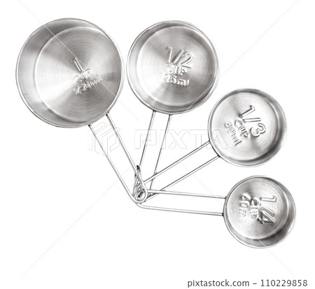 metal measuring spoons 110229858