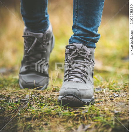 shoes in a forest 110229880
