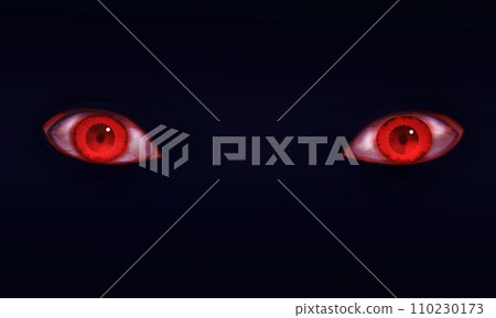 red eyes floating in the darkness red eyes floating in the darkness 110230173