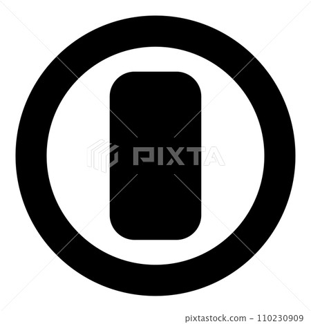 Bag of cement paper sack package component powder icon in circle round black color vector illustration image solid outline style Bag of cement paper sack package component powder icon in circle round black color vector illustration image solid outline style 110230909