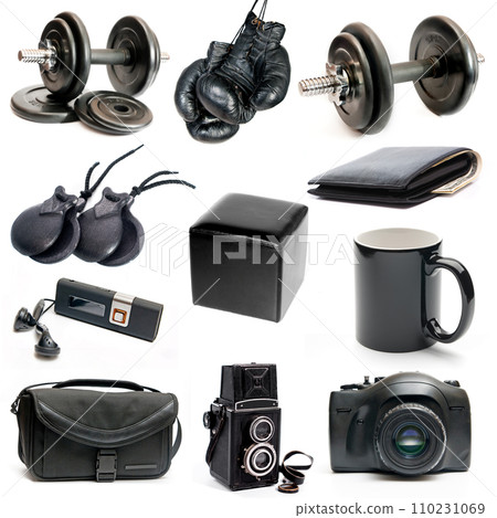 different black objects different black objects 110231069