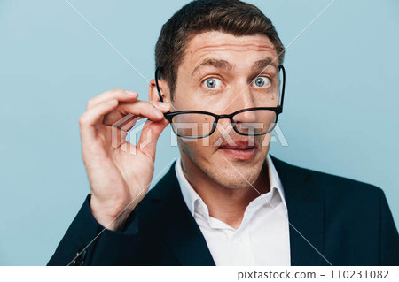 Guy man background portrait face caucasian isolated person background adult man white 110231082