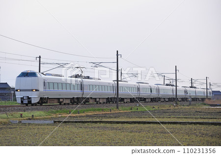 Hokuriku Main Line Isurugi-Fukuoka JR West 683 series T47 formation (Kanazawa) Thunderbird 110231356