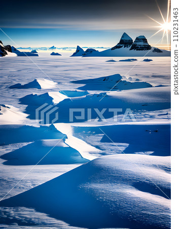 Detailed high quality focus on Antarctica. Detailed high quality focus on Antarctica. 110231463