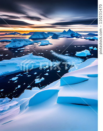 detailed high quality sharp focus Antarctica 110231470