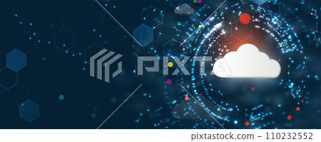 Modern cloud technology. Integrated digital web concept background Modern cloud technology. Integrated digital web concept background 110232552