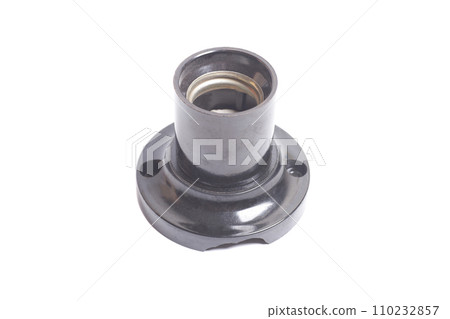 Lamp holder isolated on white Lamp holder isolated on white 110232857