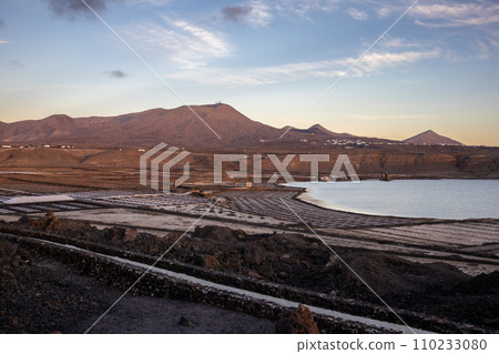 Salt pans, Salinas de Janubio, Spain Salt pans, Salinas de Janubio, Spain 110233080