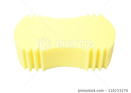 Sponge for car washing isolated on white background Sponge for car washing isolated on white background 110233278