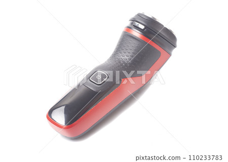 Electric shaver isolated on white. Electric shaver isolated on white. 110233783