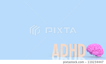 The ADHD for medical or education concept 3d rendering. The ADHD for medical or education concept 3d rendering. 110234447