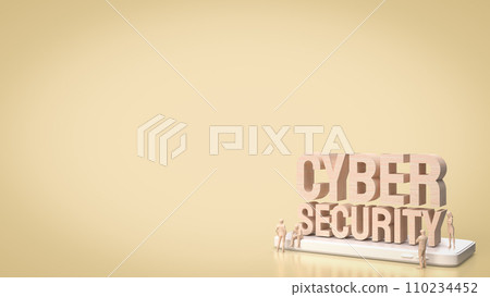 The cyber security for technology and it concept 3d rendering. 110234452