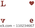The word Love consists of beautiful, shiny letters on a white background.  110234667
