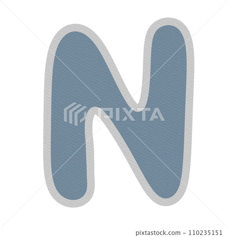 Alphabet letter N 110235151