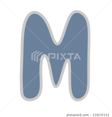 Alphabet letter M 110235152