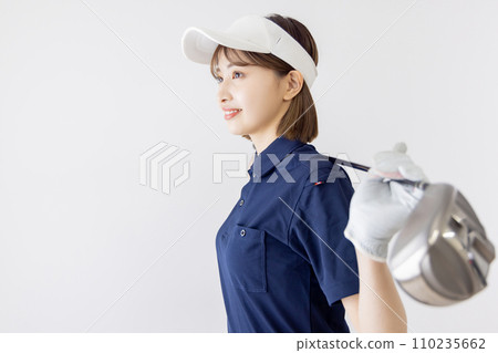 golf woman golf woman 110235662