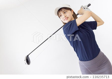 高爾夫女子全揮桿好球 高爾夫女子全揮桿好球 110235713