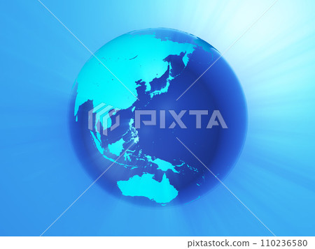 地球影像條紋背景 BG 插圖 CG 110236580