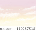 Background of clouds dyed in a pink sunset 110237518