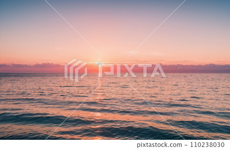 Sunset over the sea Sunset over the sea 110238030