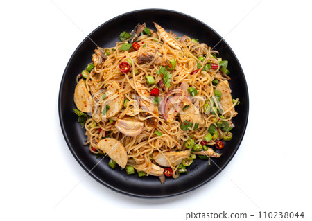 Fermented rice flour noodles spicy salad Fermented rice flour noodles spicy salad 110238044