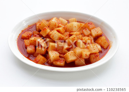 Daikon Kimchi. Tasty and spicy Daikon Kimchi. Tasty and spicy 110238565