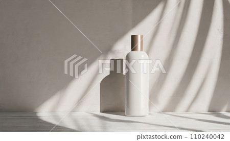 Cosmetics placed on a white background 110240042