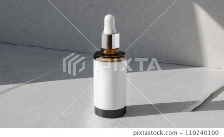 skin care white serum bottle 110240100