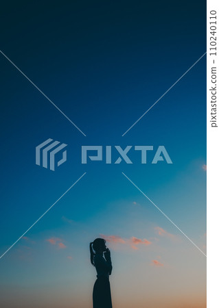晴空塔剪影照片 晴空塔剪影照片 110240110