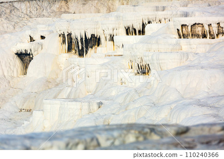 Travertine terraces at Pamukkale 110240366