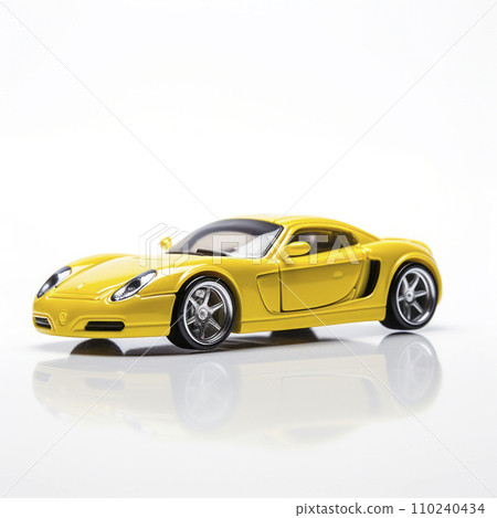 AI-generated content. toy car on white background 110240434