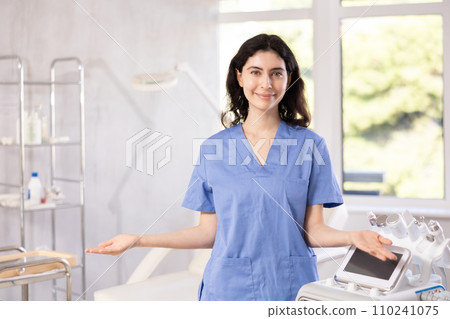 her professional demeanor and inviting smile 110241075