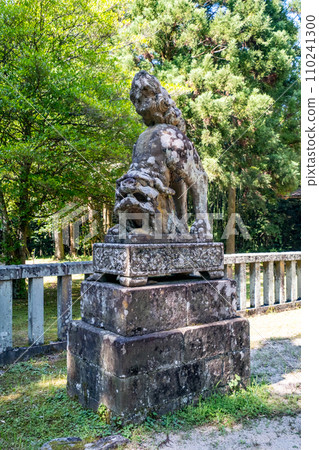 鳥取縣東伯郡百合浜町保木一宮及分神社的守護犬 鳥取縣東伯郡百合浜町保木一宮及分神社的守護犬 110241300
