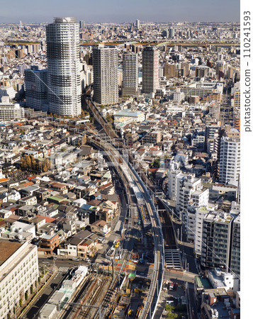 東武伊勢崎線,東京押上站附近 東武伊勢崎線,東京押上站附近 110241593