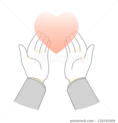 An image of a safe and reliable business with a heart 110242004