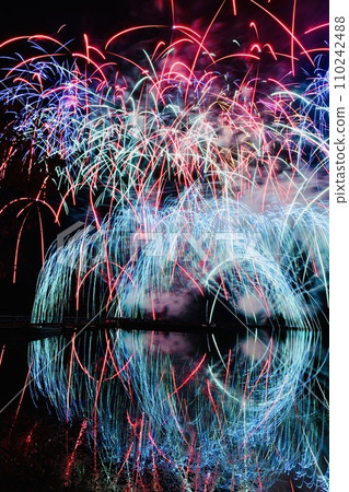 Fireworks dance: the sparkle of Lake Yogo fireworks Fireworks dance: the sparkle of Lake Yogo fireworks 110242488