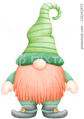 Luck of the Irish! Watercolor Shamrock Design for St. Patrick's Day 110242873