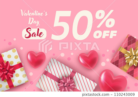 Heart and gift box background_pink 1 Heart and gift box background_pink 1 110243009