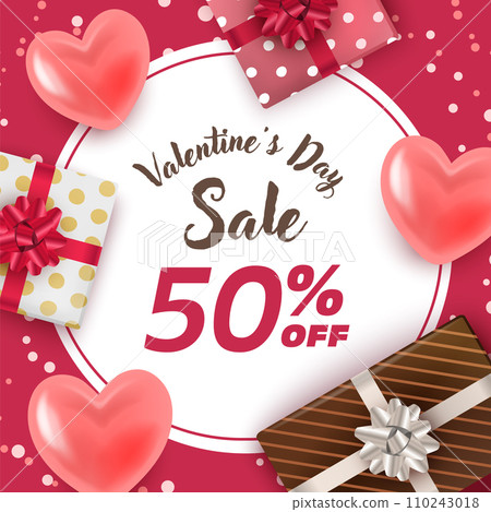 Heart and gift box background_red 4 Heart and gift box background_red 4 110243018