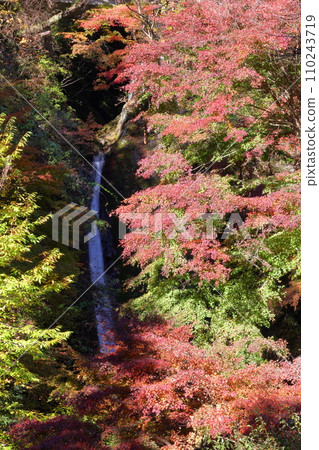 埼玉縣秩父郡南町上澤，日光三大瀑布之一的秩父華嚴瀑布，因日光的華嚴瀑布而得名。 110243719