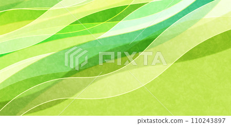 Fresh green Japanese paper watercolor background Fresh green Japanese paper watercolor background 110243897
