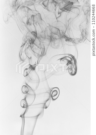 Ethereal Smoke Dance in Monochrome Simplicity 110244668