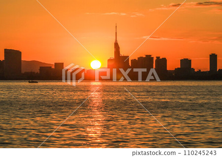 The first sunrise seen from Noko Island The first sunrise seen from Noko Island 110245243