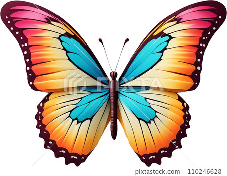 Colorful butterfly 110246628