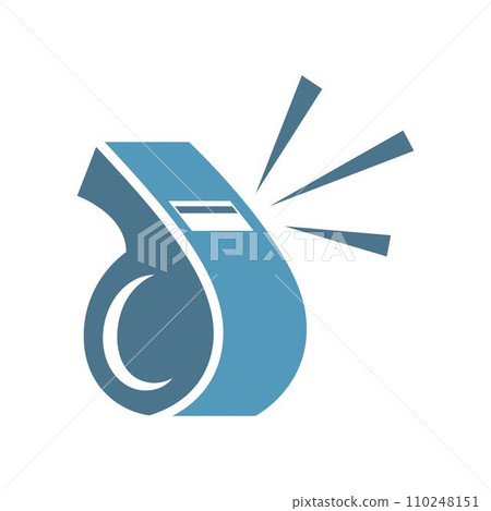 Whistle icon design 110248151